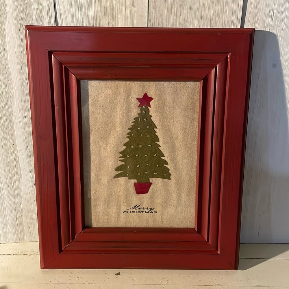 At Home America Christmas Print